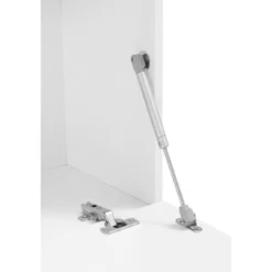 Mobile Porta TV Bianco Lucido con 1 Anta 180 cm Madia Bassa per Soggiorno