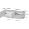 Mobile Porta TV Rovere Wotan 2 Ante con Cassetto e Vano a Giorno