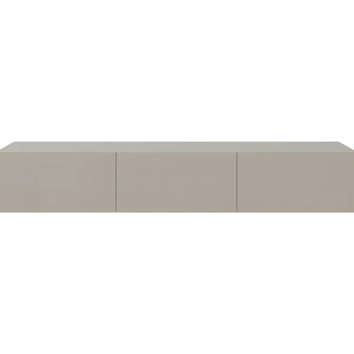 Mobile Porta TV Sospeso 180 cm Beige con Ante a Ribalta Salvaspazio