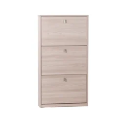 Mobile Scarpiera 3 Ante Ribalta Olmo Slim in Legno Porta Scarpe Slim Kit Armadio