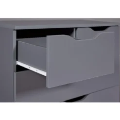 Mobiletto Cassettiera Grande con 6 Cassetti Mobile Grigio Settimino