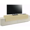 Mobile TV 200 cm 3 Ante a Ribalta Beige Rovere da Appoggio per Salotto