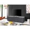 Moderno Porta TV Mobile Ardesia 160 Basso Soggiorno Anta Battente Credenza