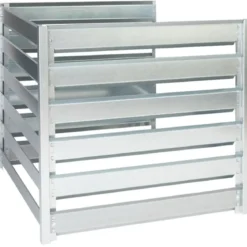 Modulo Estensione Compostiera da Giardino 704L in Acciaio 91x91x85cm
