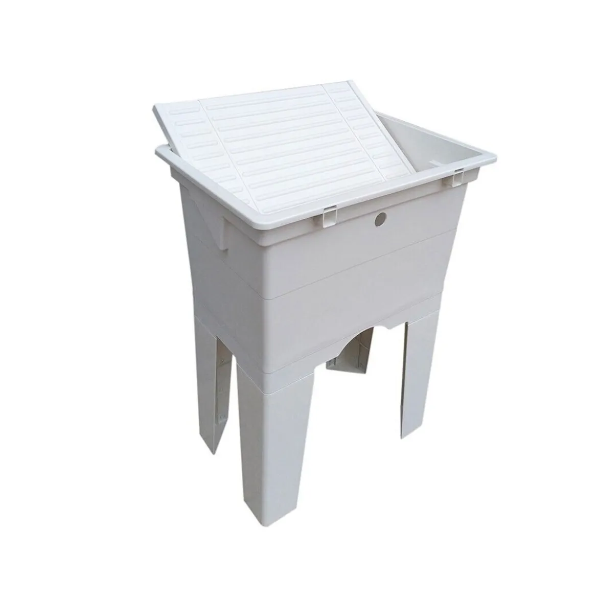 Monoblocco Mobile Lavatoio 60x42 Pilozzo da Esterno Acquaio in Resina