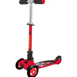 Monopattino a 3 Ruote Bambini Grand Prix Rosso Altezza Regolabile