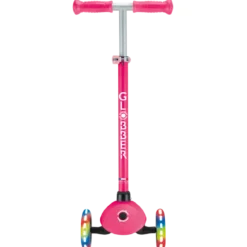 Monopattino a 3 Ruote per Bambini Fucsia Manubrio Regolabile 50kg