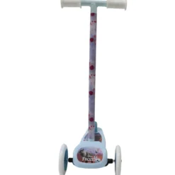 Monopattino Bambini 3 Ruote Disney Frozen Azzurro con Freno a Pedale