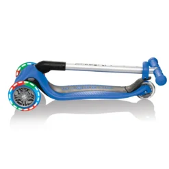 Monopattino con Luci per Bambino Blu max 50 kg Scooter Pieghevole
