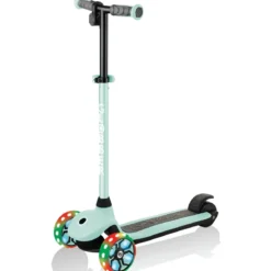 Monopattino Elettrico a 3 Ruote Verde Menta per Bambini 80W Regolabile