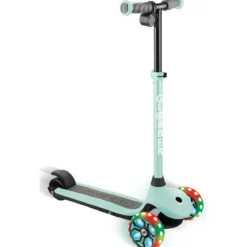 Monopattino Elettrico a 3 Ruote Verde Menta per Bambini 80W Regolabile