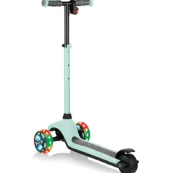 Monopattino Elettrico a 3 Ruote Verde Menta per Bambini 80W Regolabile
