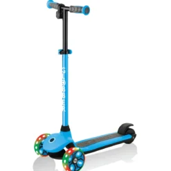 Monopattino Elettrico a 3 Ruote Azzurro per Bambini 80W Regolabile