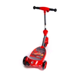 Monopattino Elettrico Cars con Bolle Sapone Scooter a Spinta 3 Ruote per Bambini