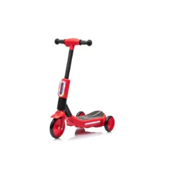 Monopattino Elettrico per Bambini Rosso Deluxe con Protezioni