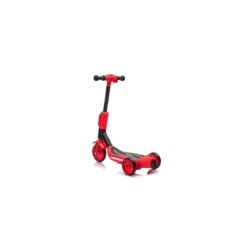 Monopattino Elettrico per Bambini Rosso Deluxe con Protezioni
