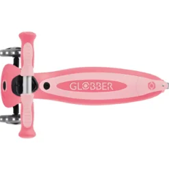 Monopattino Evolutivo per Bambini 3 in 1 Rosa con Luci LED 50kg