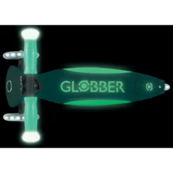 Monopattino per Bambini a 3 Ruote Verde Menta Ruote LED Regolabile