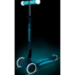 Monopattino per Bambini a 3 Ruote Blu Petrolio Ruote LED Regolabile