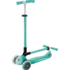 Monopattino per Bambini a 3 Ruote Verde Menta con Luci LED Regolabile