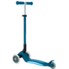 Monopattino per Bambini a 3 Ruote Blu Petrolio con Luci LED Regolabile
