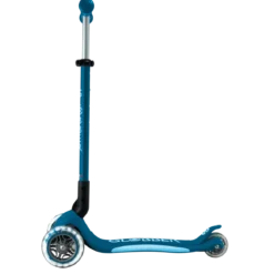 Monopattino per Bambini a 3 Ruote Blu Petrolio con Luci LED Regolabile