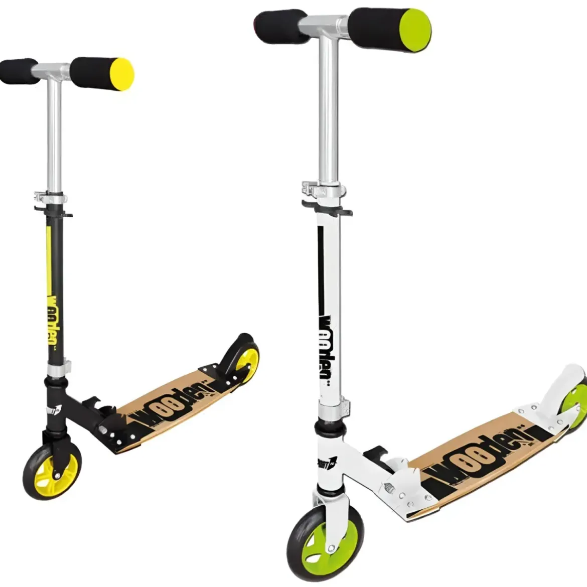 Monopattino per Bambini in Legno Ruote 145 mm Altezza Regolabile