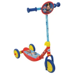 Monopattino per Bambini 3 Ruote Topolino Disney Manubrio Regolabile