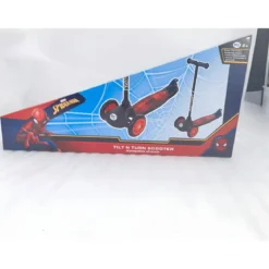 Monopattino per Bambini 3 Ruote Spiderman Marvel Manubrio Regolabile