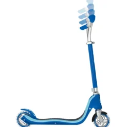 Monopattino per Bimbi 2 Ruote Blu Navy Manubrio Regolabile Ruote LED