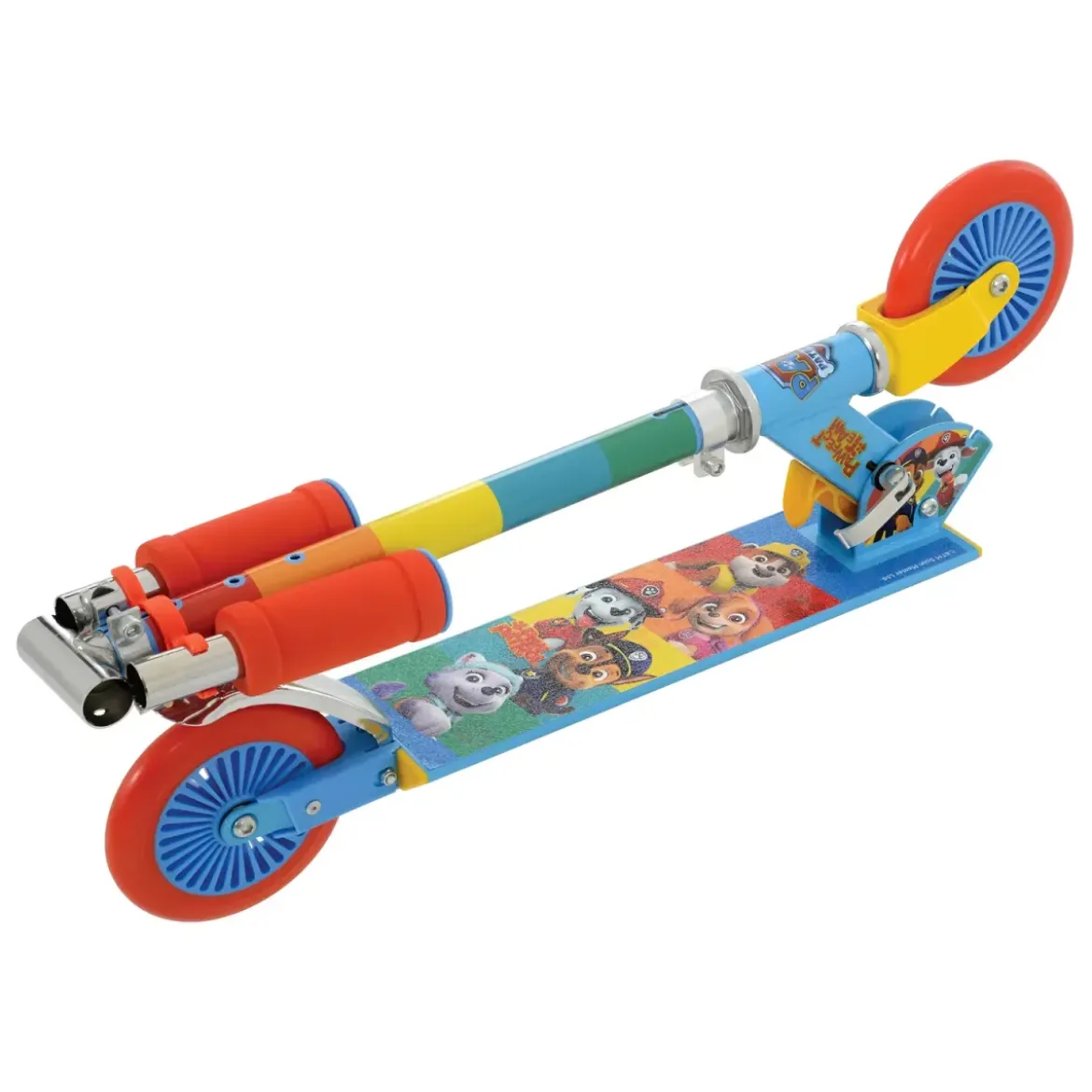 Monopattino Pieghevole Bambini Paw Patrol 2 Ruote Manubrio Regolabile