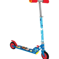 Monopattino Pieghevole Bambini Topolino 2 Ruote Manubrio Regolabile