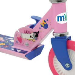 Monopattino Pieghevole Bambini Minnie 2 Ruote Manubrio Regolabile