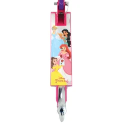 Monopattino Pieghevole Bambini Principesse 2 Ruote Manubrio Regolabile