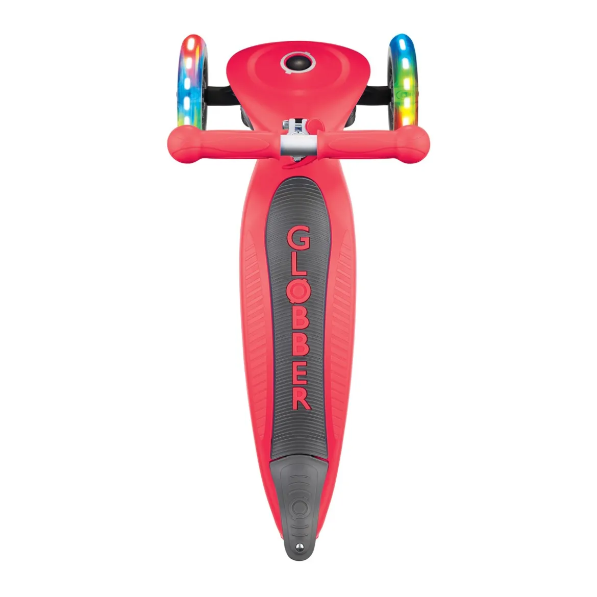 Monopattino Rosso con Luci Scooter Pieghevole per Bambino max 50 kg