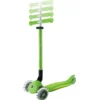 Monopattino 3 Ruote Bambini Pieghevole Regolabile Ruote LED Verde