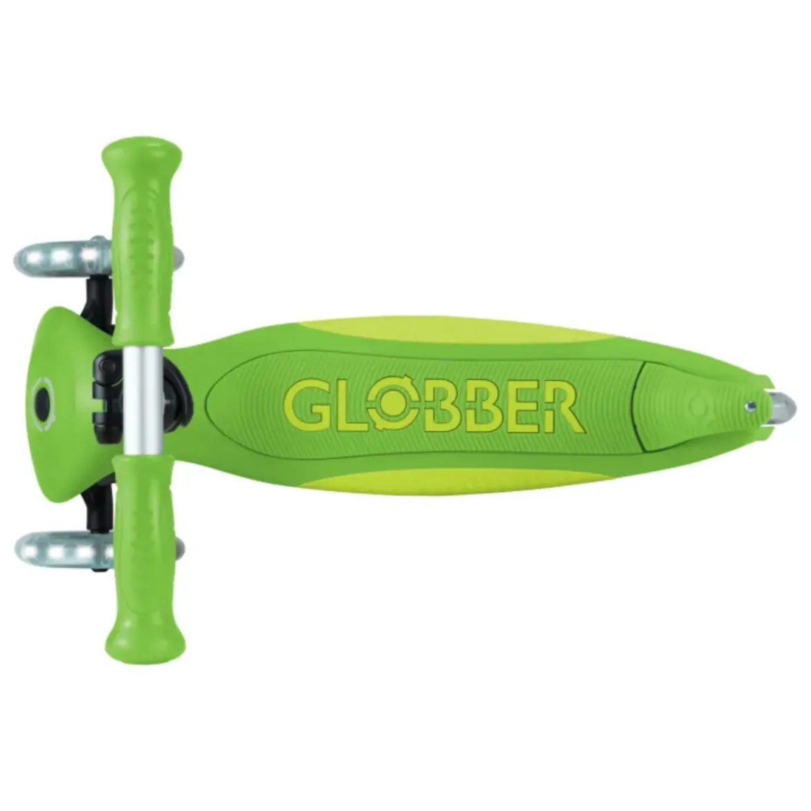 Monopattino 3 Ruote Bambini Pieghevole Regolabile Ruote LED Verde