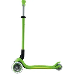 Monopattino 3 Ruote Bambini Pieghevole Regolabile Ruote LED Verde