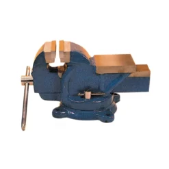 Morsa Banco Lavoro Girevole 100 mm Ganasce Acciaio Ghisa Incudine Professionale