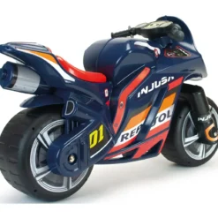 Moto Cavalcabile a Spinta Bambini XL Blu Licenza Repsol Ruote Larghe