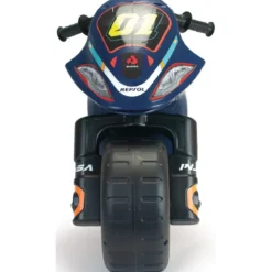 Moto Cavalcabile a Spinta Bambini XL Blu Licenza Repsol Ruote Larghe