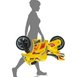 Moto Cavalcabile per Bambini Giallo Scooter XL Sportivo Winner
