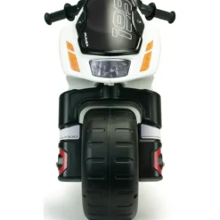 Moto Cavalcabile per Bambini Scooter Bianco Massimo 50 kg Maniglia