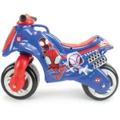 Moto Cavalcabile per Bambini per Equilibrio Blu Spidey Marvel Max 30kg