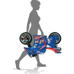 Moto Cavalcabile per Bambini Blu Spidey Marvel Equilibrio Max 50kg