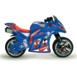 Moto Cavalcabile per Bambini Blu Spidey Marvel Equilibrio Max 50kg