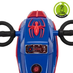 Moto Elettrica Bambini Spiderman Ricaricabile Batteria 7,2V a Litio