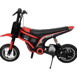Moto Elettrica per Bambini a Batteria Moto Cross 24 V Cavalcabile Rossa