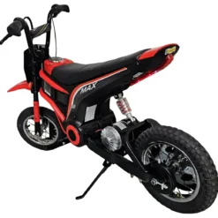 Moto Elettrica per Bambini a Batteria Moto Cross 24 V Cavalcabile Rossa