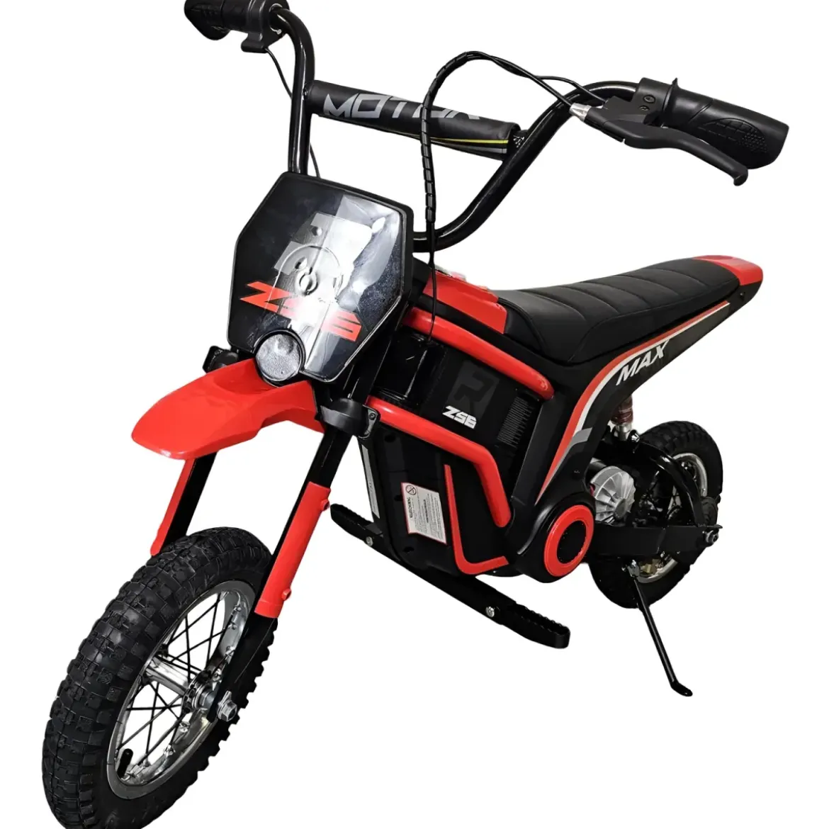 Moto Elettrica per Bambini a Batteria Moto Cross 24 V Cavalcabile Rossa